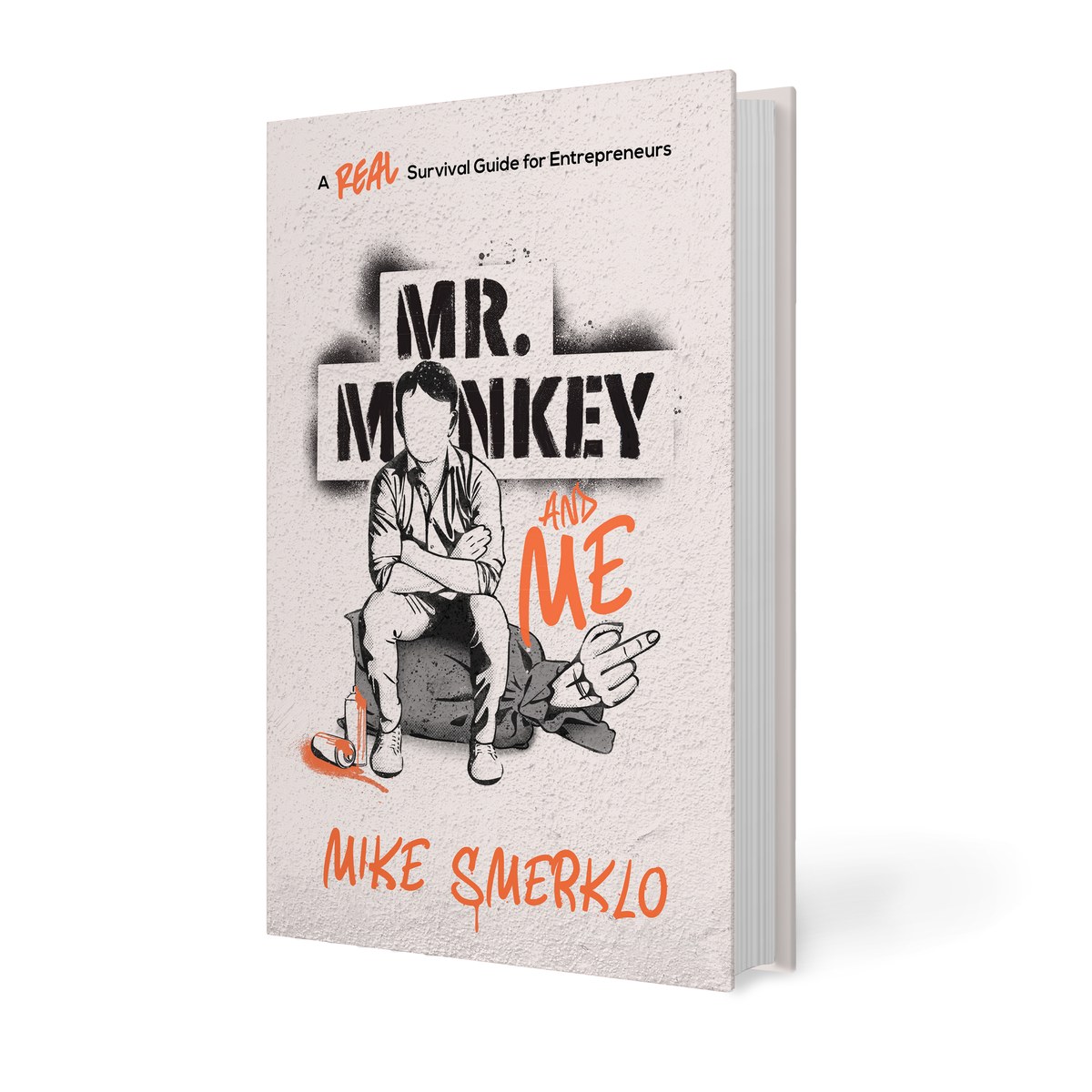 Mr. Monkey and Me book cover by Mike Smerklo
